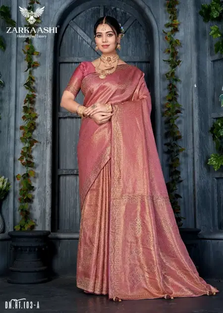 Nayantara Vol 2 By Zarkaashi Nylone Tissue Sarees Wholesale Online